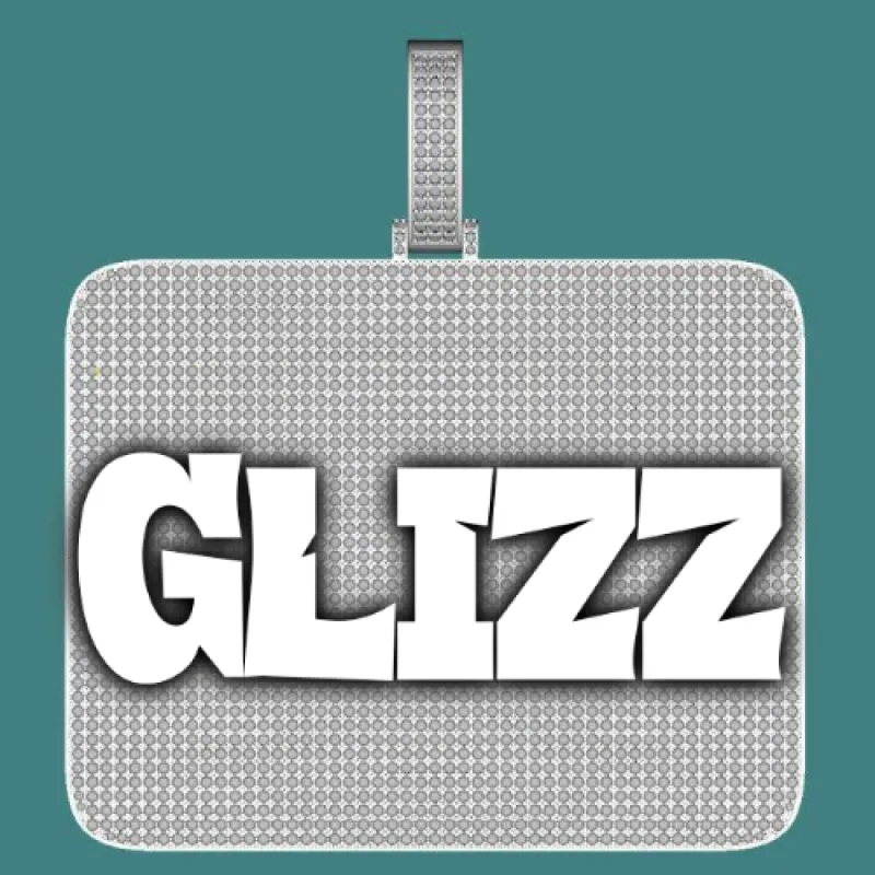 CUSTOM LETTER NECKLACE 3D BIG SQUARE sold by The GUU Shop