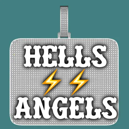 CUSTOM LETTER NECKLACE 3D BIG SQUARE sold by The GUU Shop