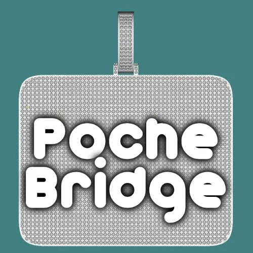 CUSTOM LETTER NECKLACE 3D BIG SQUARE sold by The GUU Shop