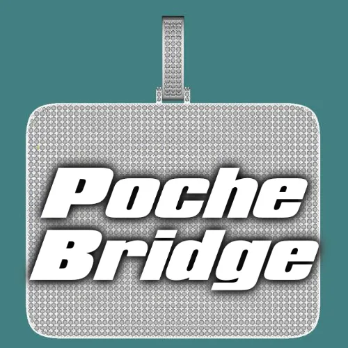 CUSTOM LETTER NECKLACE 3D BIG SQUARE sold by The GUU Shop