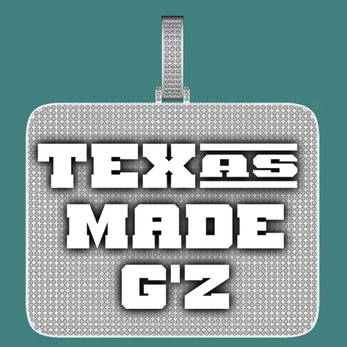 CUSTOM LETTER NECKLACE 3D BIG SQUARE sold by The GUU Shop