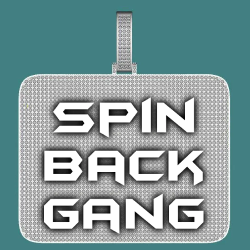 CUSTOM LETTER NECKLACE 3D BIG SQUARE sold by The GUU Shop