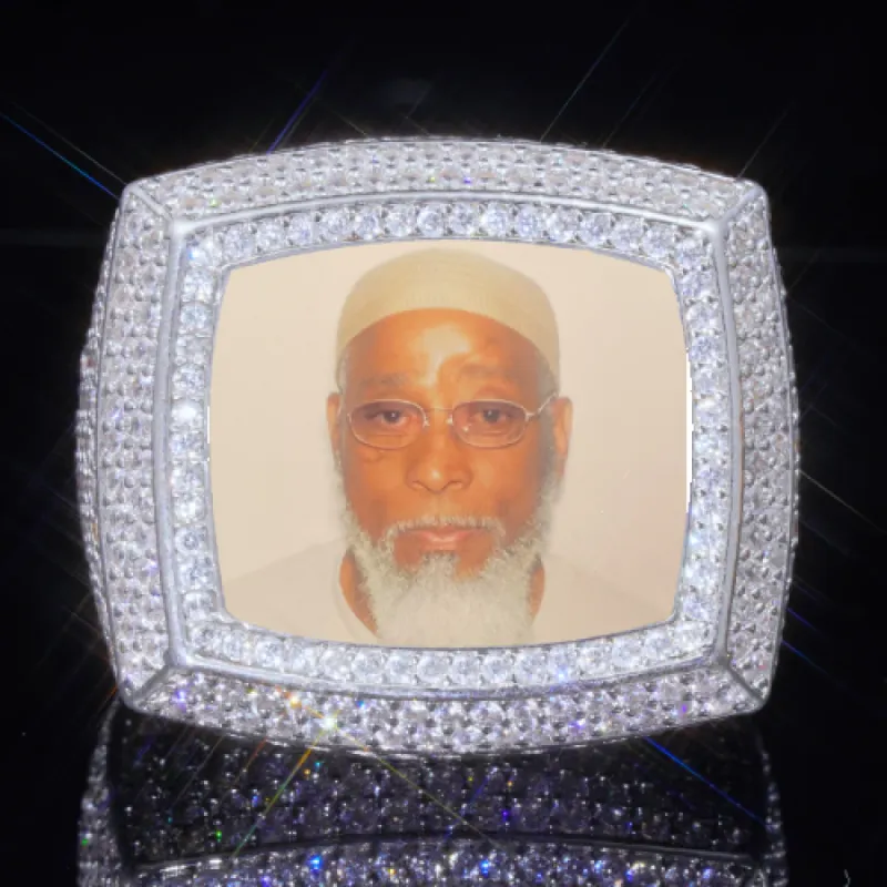 3D CUSTOM PICTURE ICED RING sold by The GUU Shop