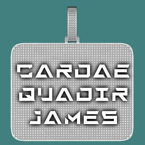 CUSTOM LETTER NECKLACE 3D BIG SQUARE sold by The GUU Shop