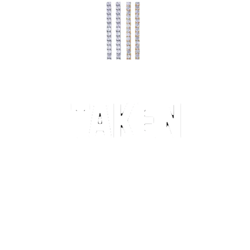 Custom Letters Baguette Two Layer Necklace sold by The GUU Shop