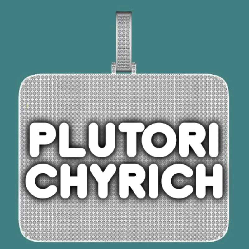 CUSTOM LETTER NECKLACE 3D BIG SQUARE sold by The GUU Shop