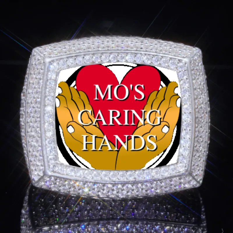 3D CUSTOM PICTURE ICED RING sold by The GUU Shop