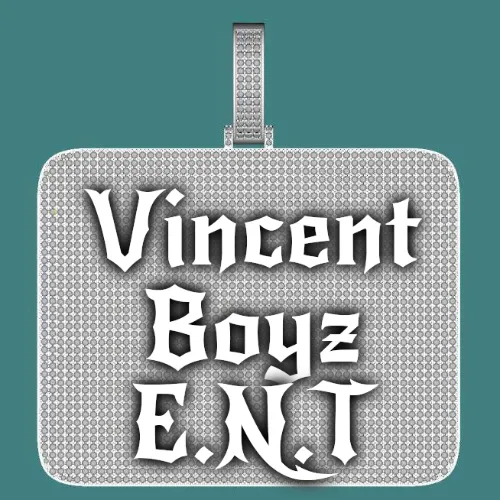 CUSTOM LETTER NECKLACE 3D BIG SQUARE sold by The GUU Shop