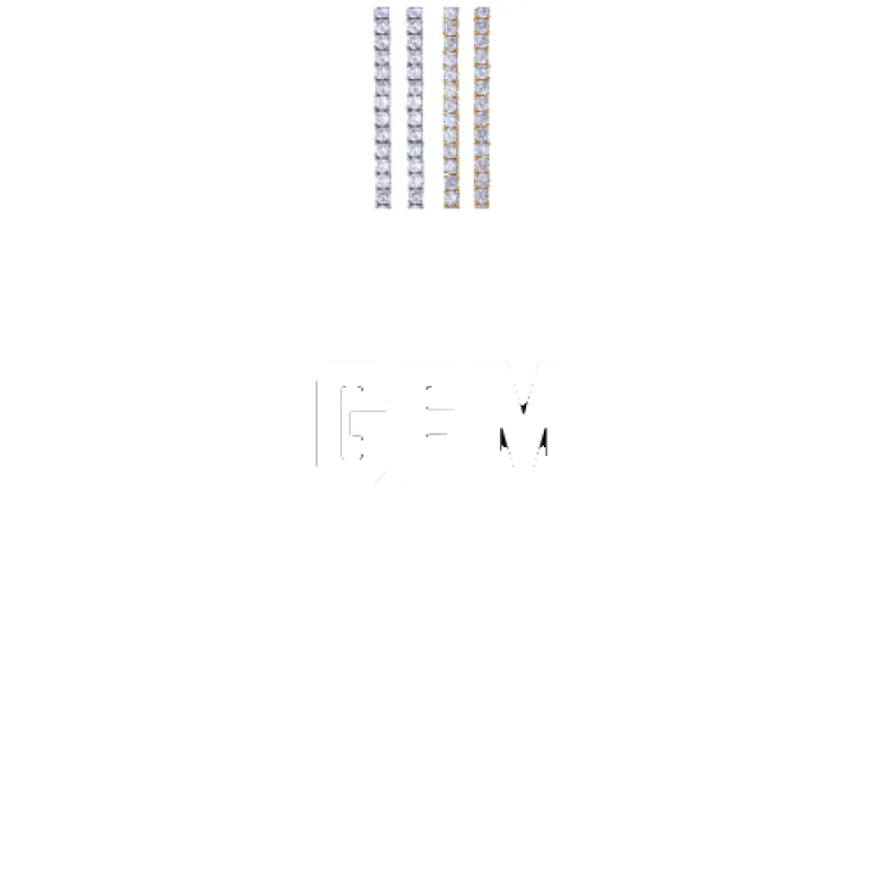 Custom Letters Baguette Two Layer Necklace sold by The GUU Shop