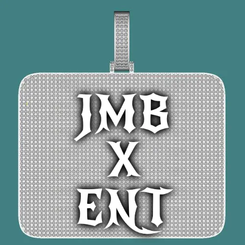 CUSTOM LETTER NECKLACE 3D BIG SQUARE sold by The GUU Shop