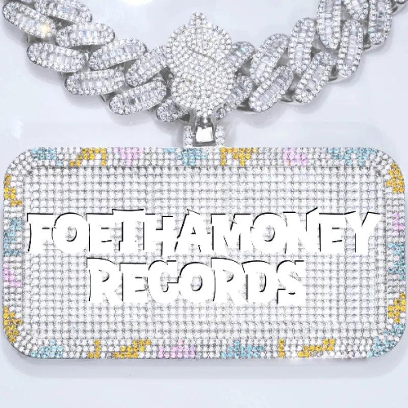 CUSTOM LETTER NECKLACE 3D COLORFUL SQUARE sold by The GUU Shop