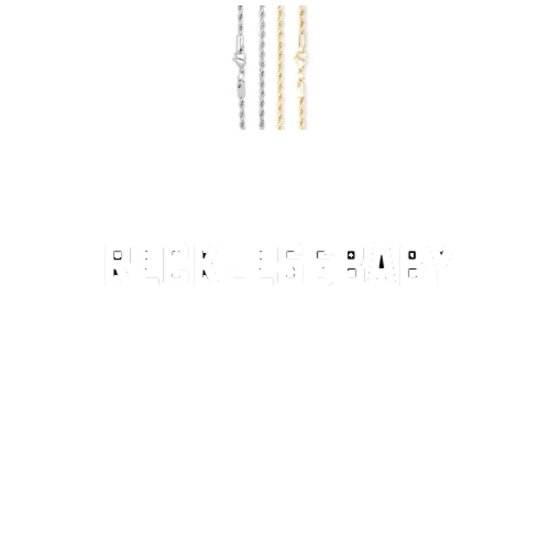 Custom Letters Baguette Two Layer Necklace sold by The GUU Shop