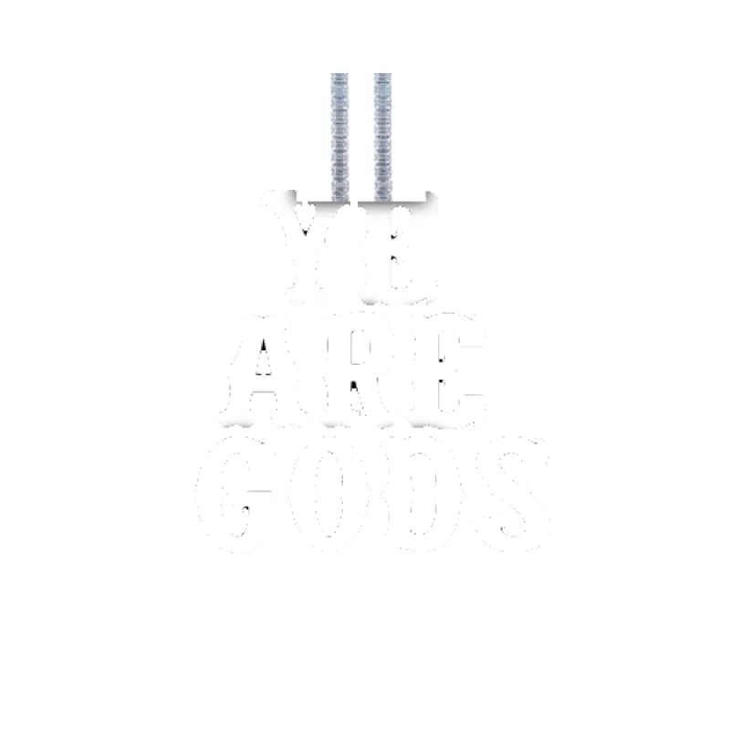 Custom Letters Freibeuter Font Necklace sold by The GUU Shop