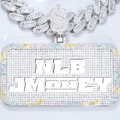 CUSTOM LETTER NECKLACE 3D COLORFUL SQUARE sold by The GUU Shop