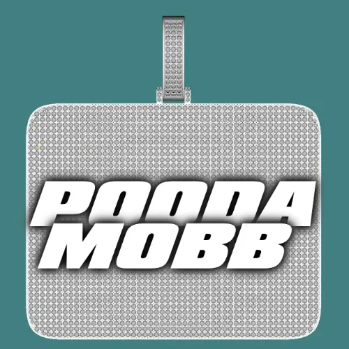 CUSTOM LETTER NECKLACE 3D BIG SQUARE sold by The GUU Shop