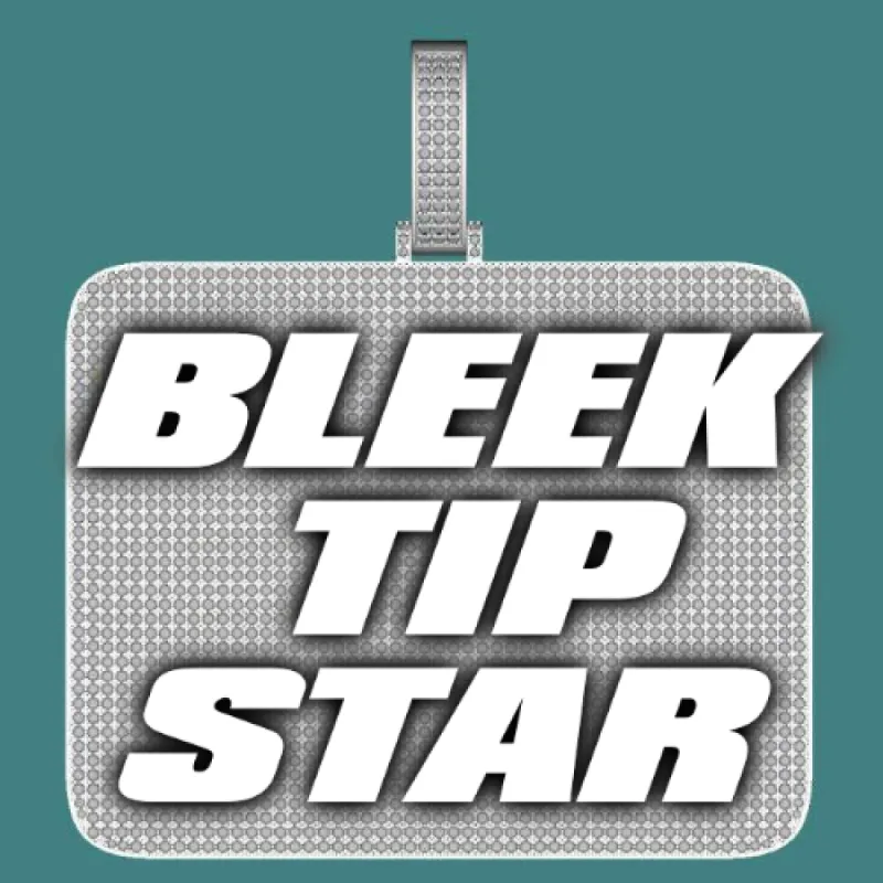 CUSTOM LETTER NECKLACE 3D BIG SQUARE sold by The GUU Shop