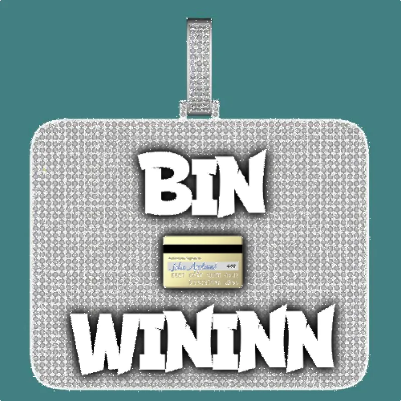 CUSTOM LETTER NECKLACE 3D BIG SQUARE sold by The GUU Shop