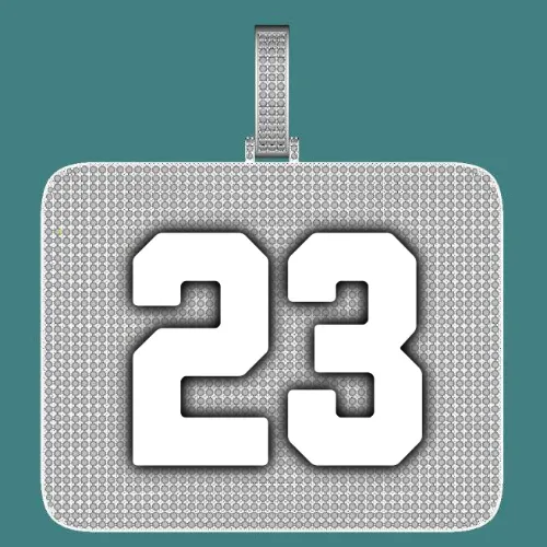 CUSTOM LETTER NECKLACE 3D BIG SQUARE sold by The GUU Shop