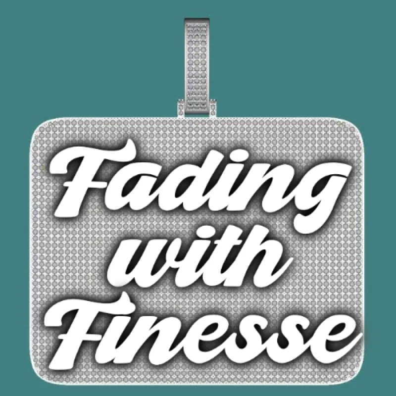 CUSTOM LETTER NECKLACE 3D BIG SQUARE sold by The GUU Shop