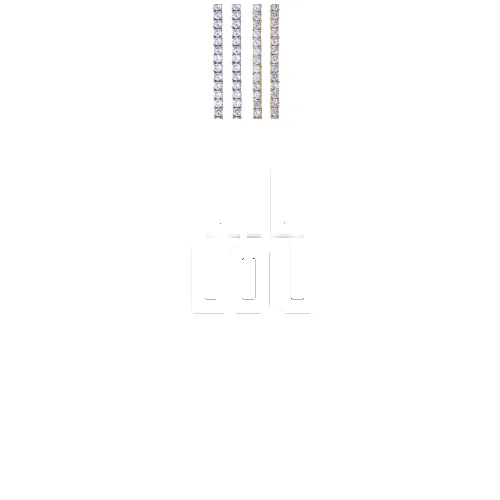 Custom Letters Baguette Two Layer Necklace sold by The GUU Shop