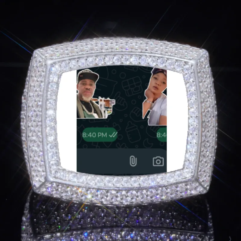 3D CUSTOM PICTURE ICED RING sold by The GUU Shop