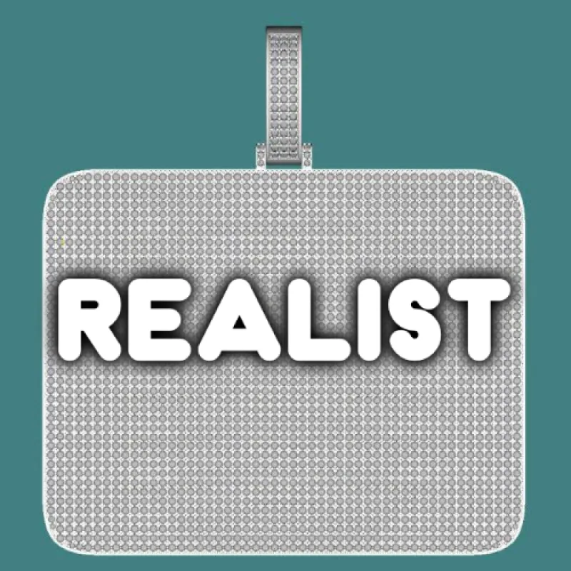 CUSTOM LETTER NECKLACE 3D BIG SQUARE sold by The GUU Shop