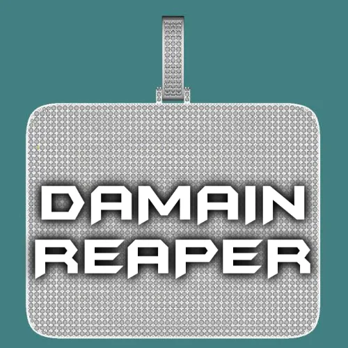 CUSTOM LETTER NECKLACE 3D BIG SQUARE sold by The GUU Shop