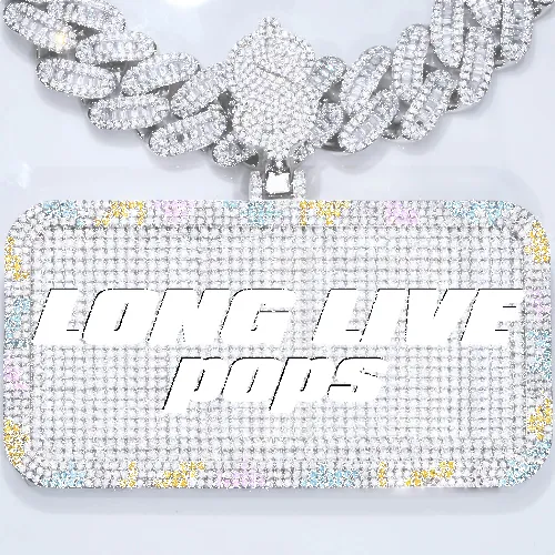 CUSTOM LETTER NECKLACE 3D COLORFUL SQUARE sold by The GUU Shop