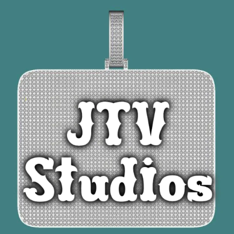 CUSTOM LETTER NECKLACE 3D BIG SQUARE sold by The GUU Shop