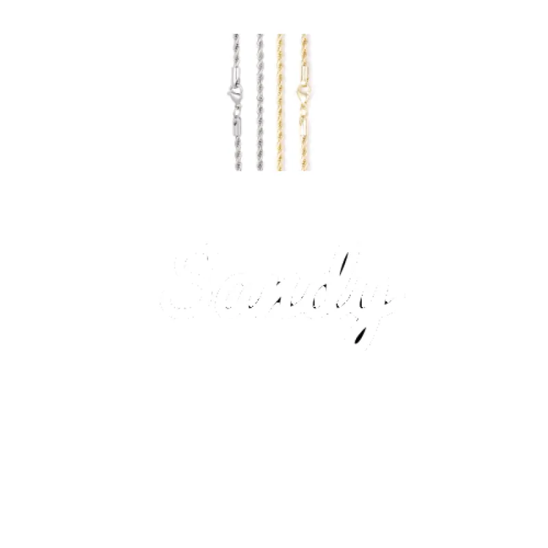 Script Custom Letter Necklace sold by The GUU Shop