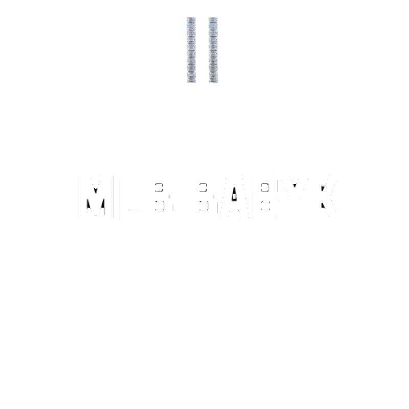 Custom Letters Baguette Two Layer Necklace made by The GUU Shop