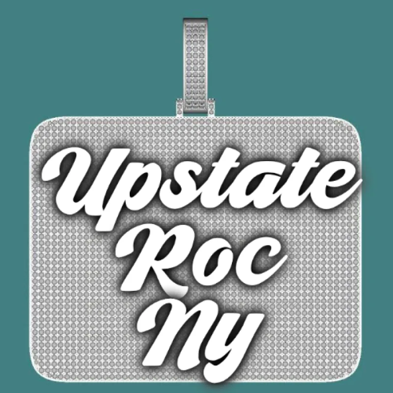 CUSTOM LETTER NECKLACE 3D BIG SQUARE sold by The GUU Shop