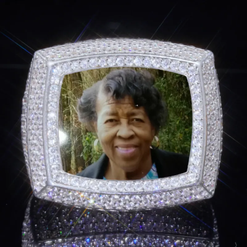 3D CUSTOM PICTURE ICED RING sold by The GUU Shop