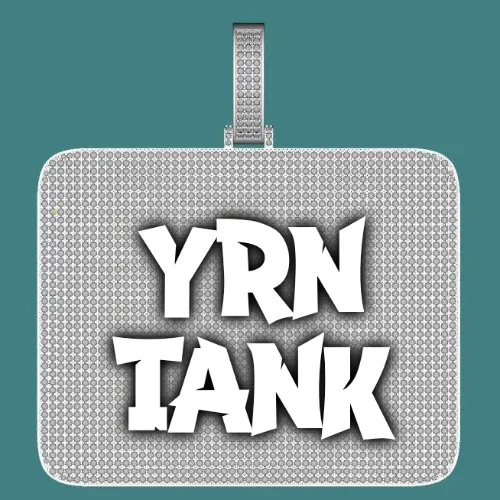 CUSTOM LETTER NECKLACE 3D BIG SQUARE sold by The GUU Shop