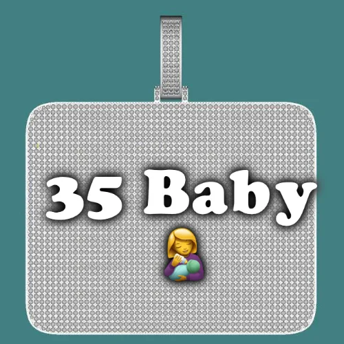 CUSTOM LETTER NECKLACE 3D BIG SQUARE sold by The GUU Shop