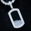925S & VVS Moissanite Dog Tag Necklace sold by The GUU Shop