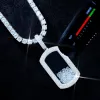 925S & VVS Moissanite Dog Tag Necklace sold by The GUU Shop