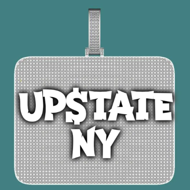 CUSTOM LETTER NECKLACE 3D BIG SQUARE sold by The GUU Shop