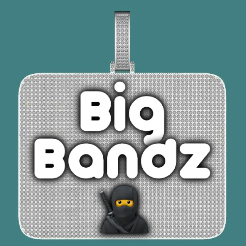 CUSTOM LETTER NECKLACE 3D BIG SQUARE sold by The GUU Shop