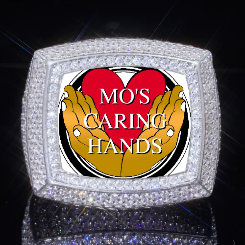 3D CUSTOM PICTURE ICED RING sold by The GUU Shop