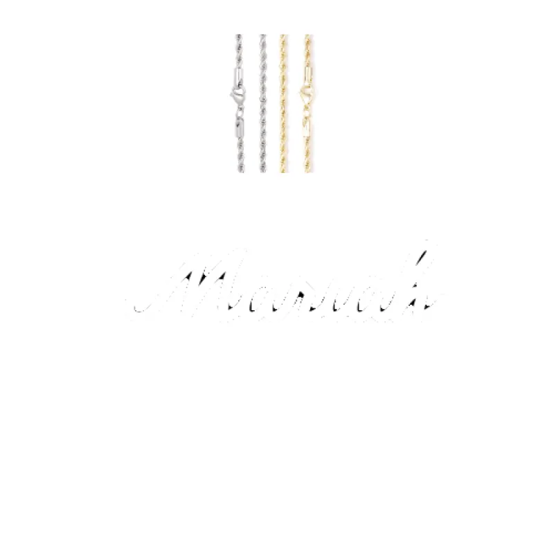 Script Custom Letter Necklace sold by The GUU Shop