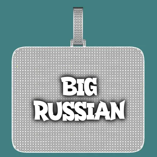 CUSTOM LETTER NECKLACE 3D BIG SQUARE sold by The GUU Shop