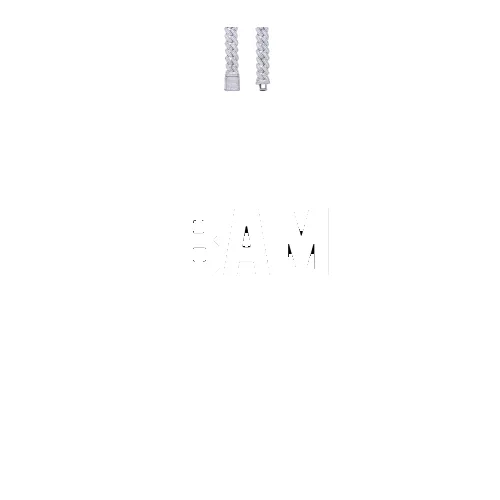 Custom Letters Baguette Two Layer Necklace sold by The GUU Shop