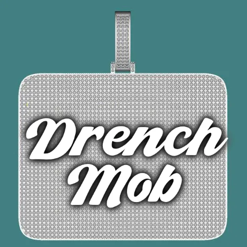 CUSTOM LETTER NECKLACE 3D BIG SQUARE sold by The GUU Shop