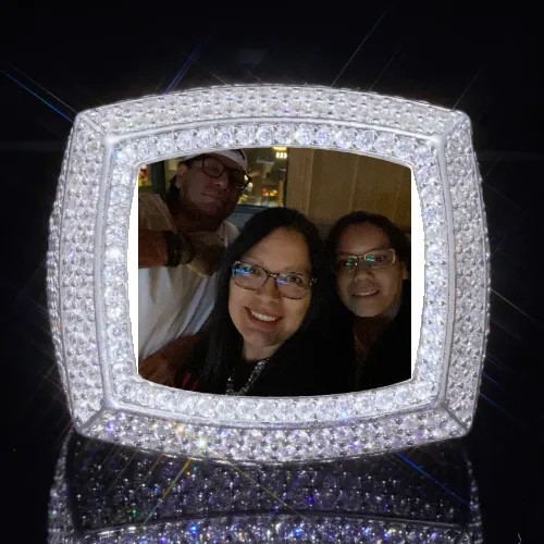 3D CUSTOM PICTURE ICED RING sold by The GUU Shop