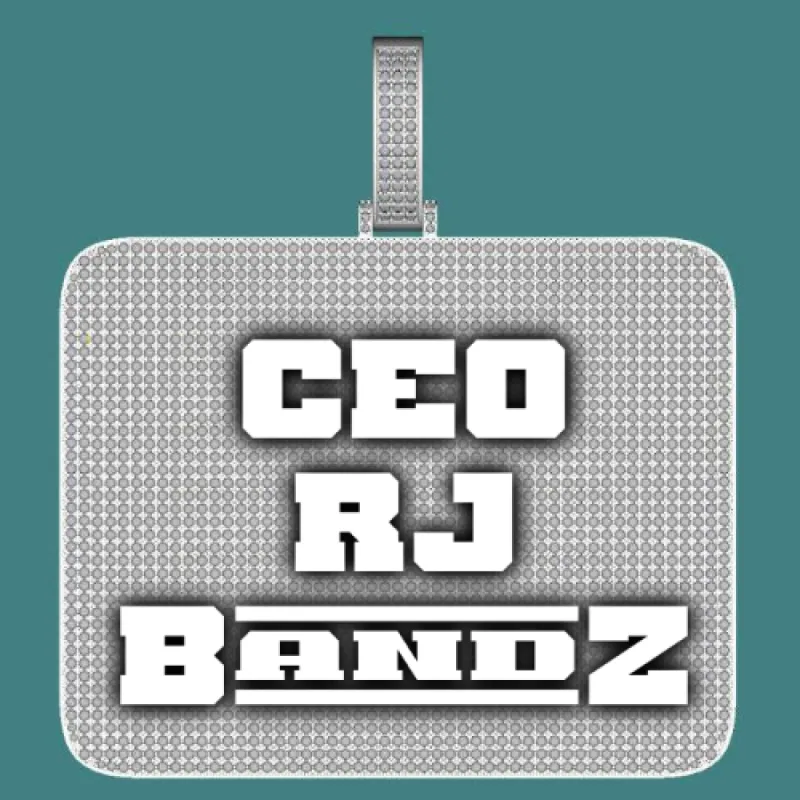 CUSTOM LETTER NECKLACE 3D BIG SQUARE sold by The GUU Shop