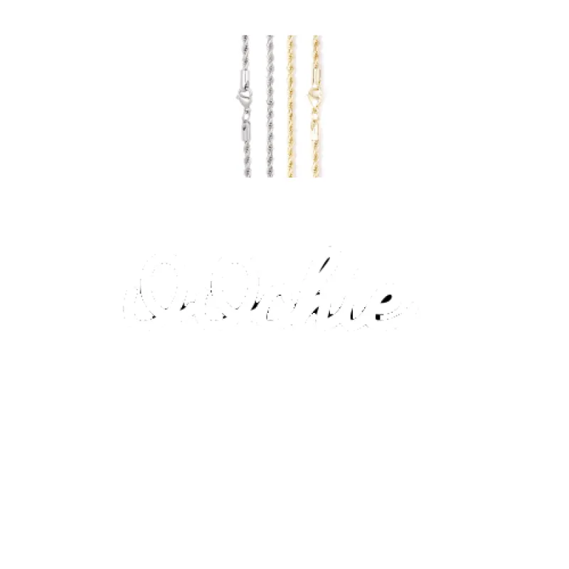 Script Custom Letter Necklace sold by The GUU Shop