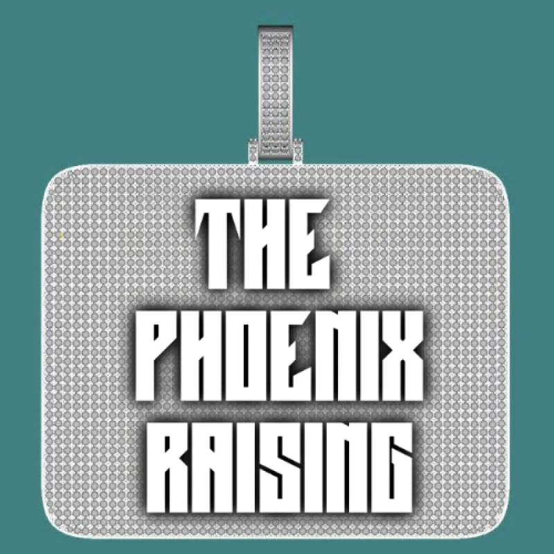 CUSTOM LETTER NECKLACE 3D BIG SQUARE sold by The GUU Shop