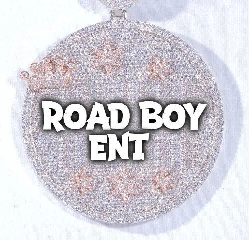 CUSTOM LETTER NECKLACE 3D BIG CROWN DISC sold by The GUU Shop