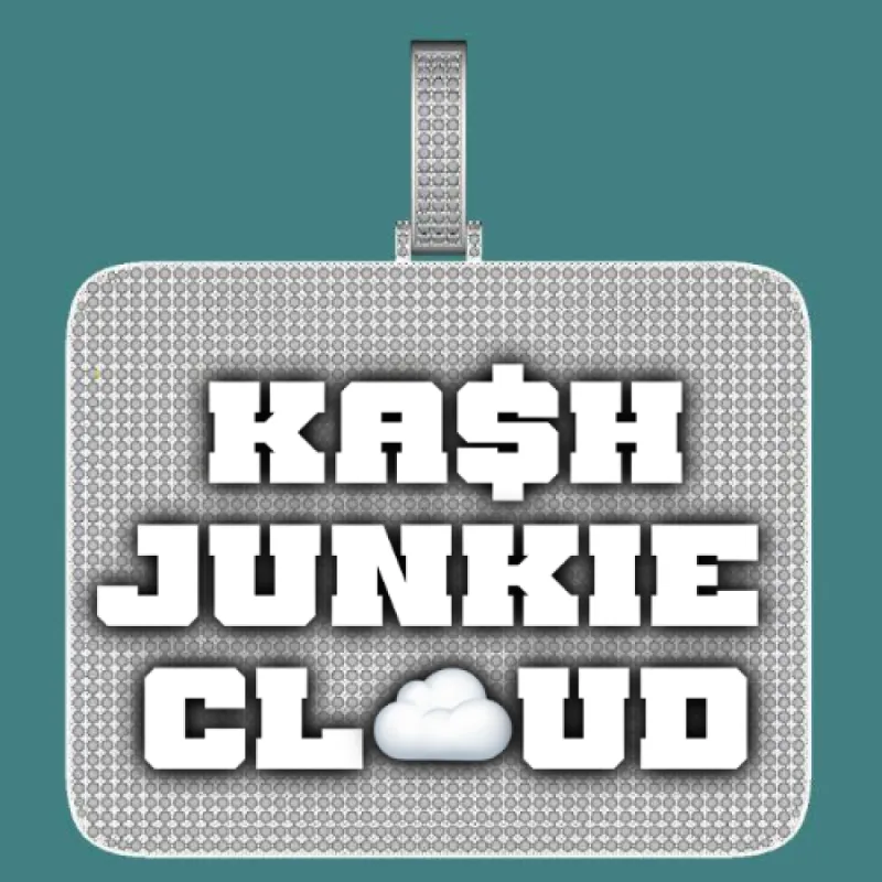 CUSTOM LETTER NECKLACE 3D BIG SQUARE sold by The GUU Shop